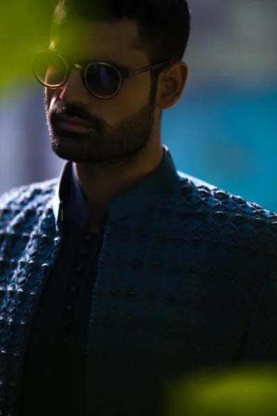 blue sherwani - Sherwani for Groom - Sherwani for Men