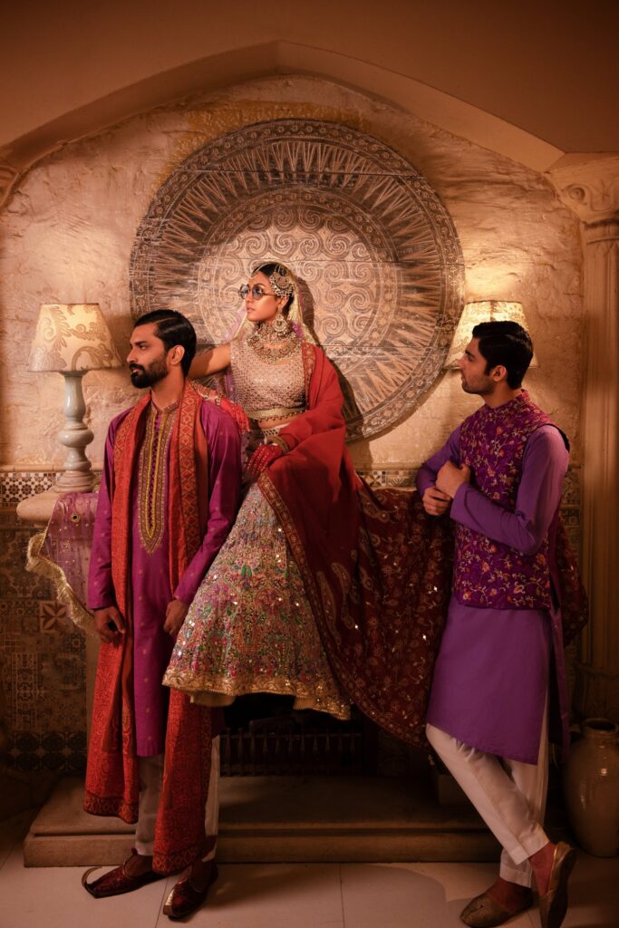 Wedding dresses - mehendi dresses - lehenga Waistcoat and kuytta collection for Mehendi festival - shadmani wedding Collection