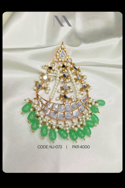Green jhumar - Nauman Arfeen Jewellery