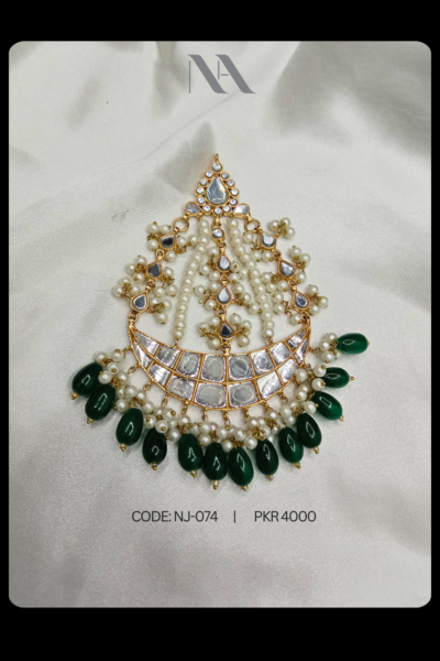 Green jhumar - Nauman Arfeen Jewellery