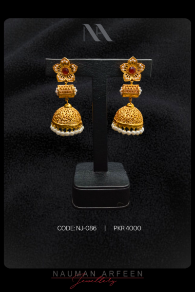 Floral jhumkas auman arfeen accessories