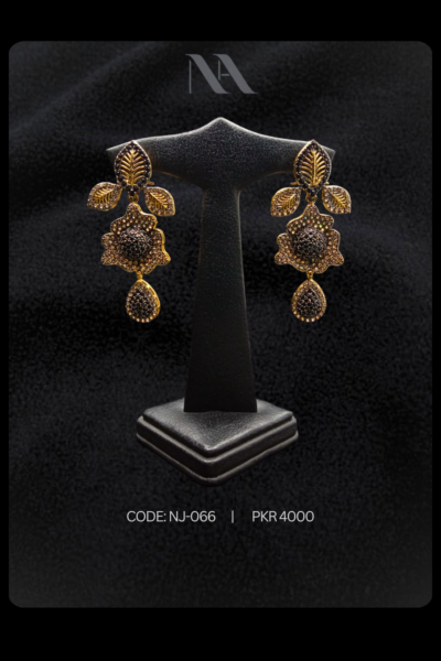 Floral jhumkas auman arfeen accessories