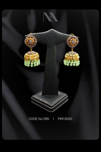 Classic jhumkay with intricate details