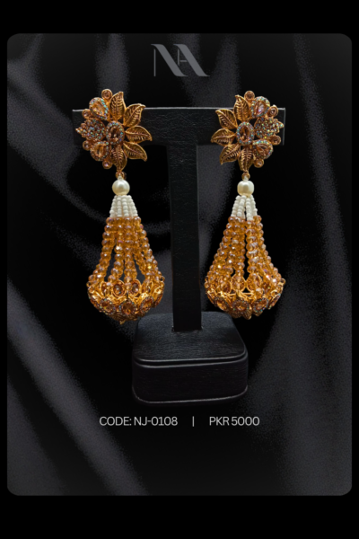 maestros gold earrings