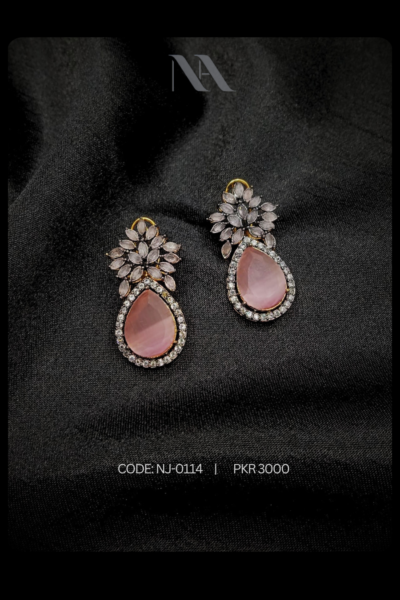 ROSE WHISPER STUDS | Naushemian by Nauman Arfeen
