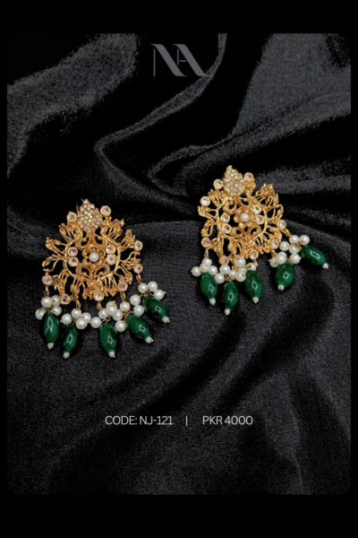 Jade Bloom Crush Earrings,