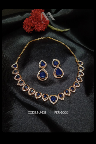 Midnight Eclipse Necklace Set | Bold Evening Jewelry 2025