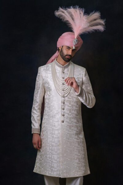 Royale Souveraineté Sherwani: The Ultimate Pakistani Traditional Weddings Sherwani for Groom