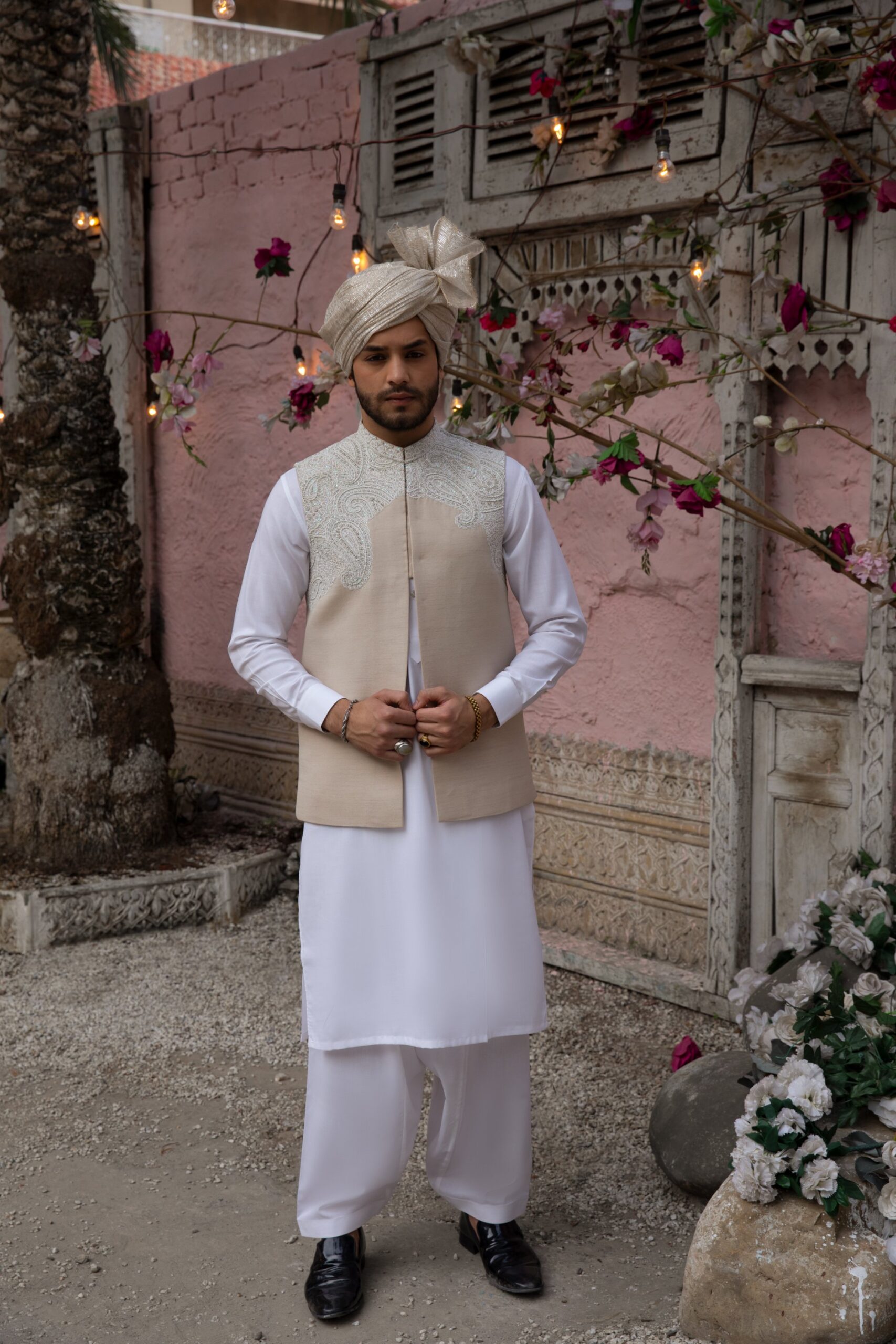 1000307717-scaled.jpg SOFT SHEEN EMBROIDERED WAISTCOAT – GROOM WAISTCOAT FOR WEDDINGS, NIKKAH & FESTIVE OCCASIONS