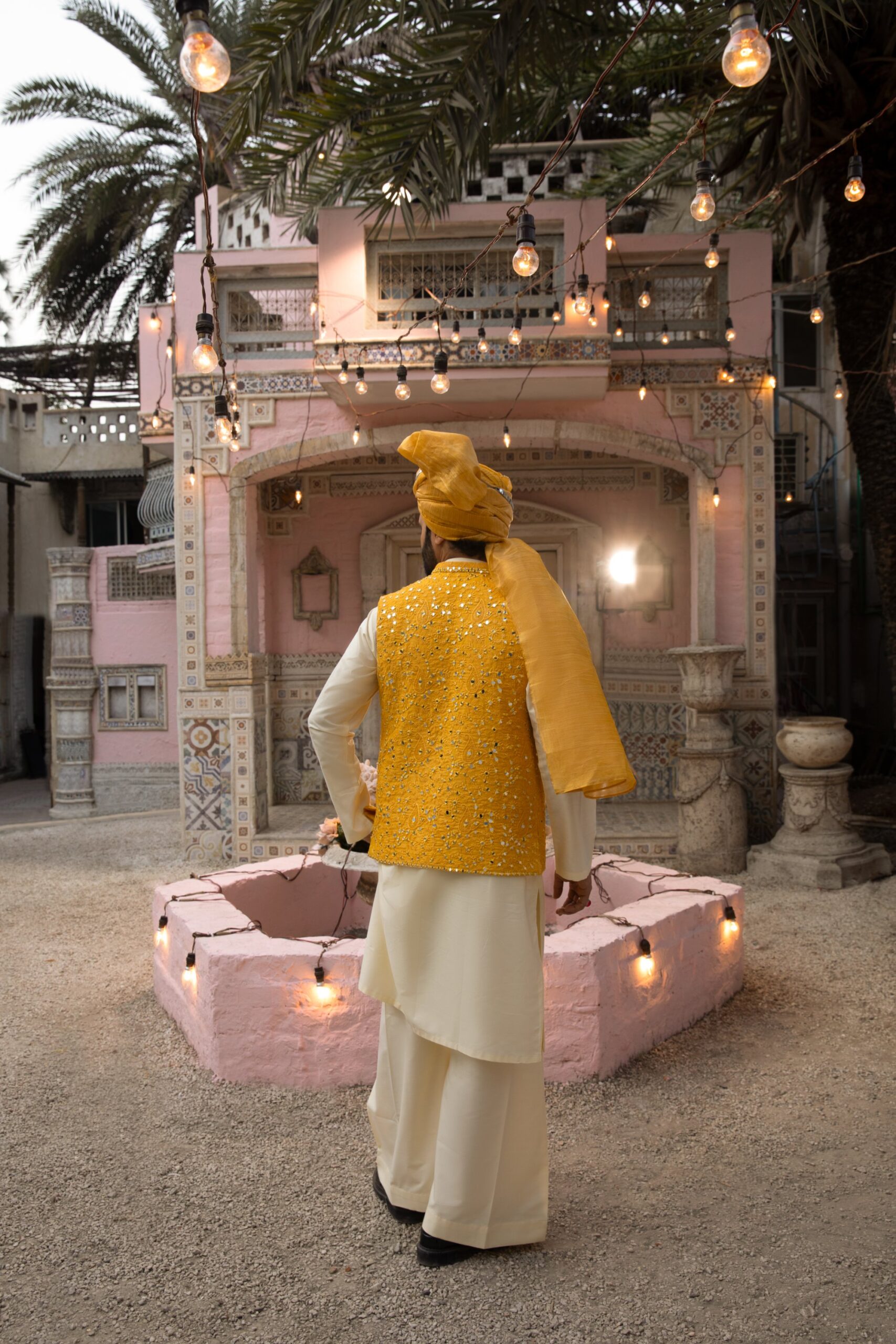 1000307735-scaled.jpg TRADITIONAL MEHENDI WAISTCOAT – GROOM WAISTCOAT WITH EMBROIDERED KURTA SET & MASOORI TURBAN FOR PAKISTANI WEDDINGS