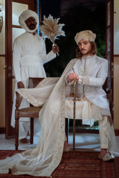 Ivory Couture Sherwani | Groom Wedding Fashion 2025