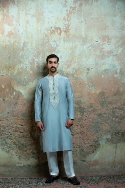 premium handwork kurta men formal festive wear