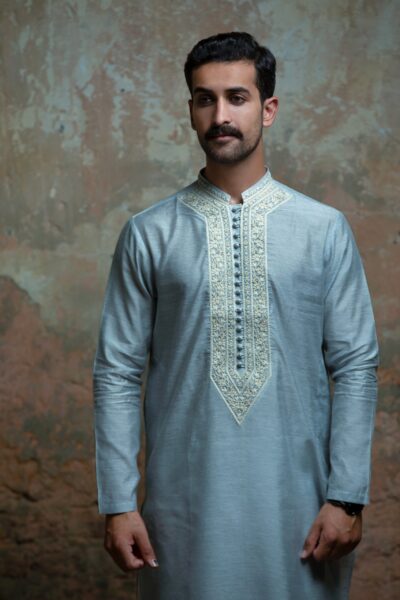 premium handwork kurta men formal festive wear
