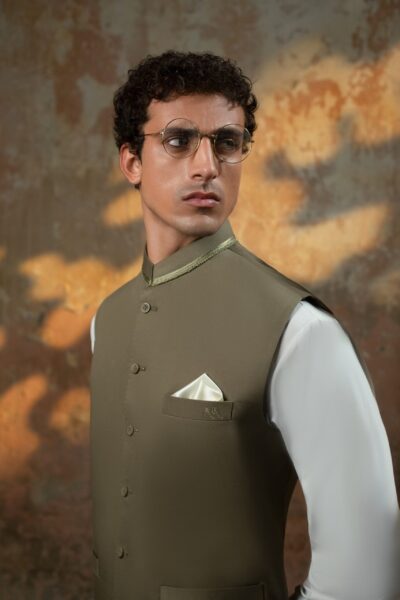 premium formal waistcoat men tailored fit