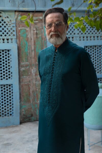 TEAL SAPPHIRE FESTIVE KURTA - NA-K257