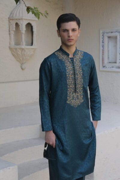 ROYAL GOLD-EMBELLISHED KURTA - NA-K258