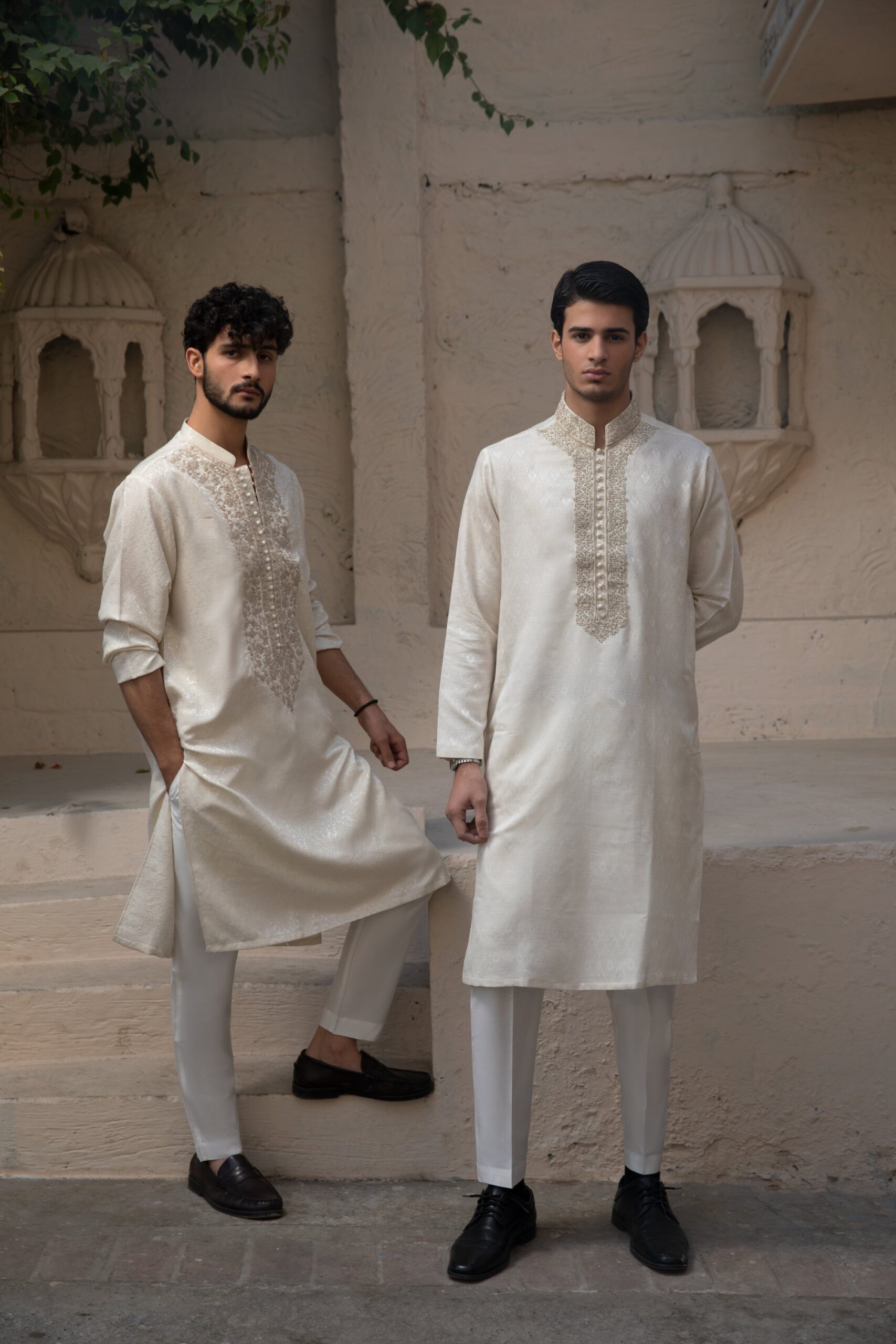 1000442068-scaled.jpg Ivory Kurta for Men, Cream Designer Kurta, Hand-Embellished Wedding Wear, Off-White Festive Outfit, Luxury Menswear 2026