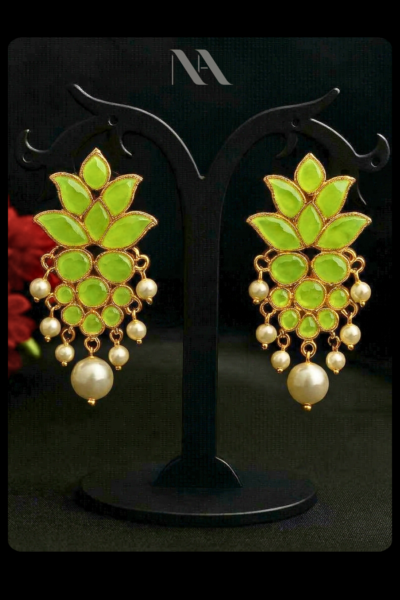 LIME BLOSSOM EARRINGS
