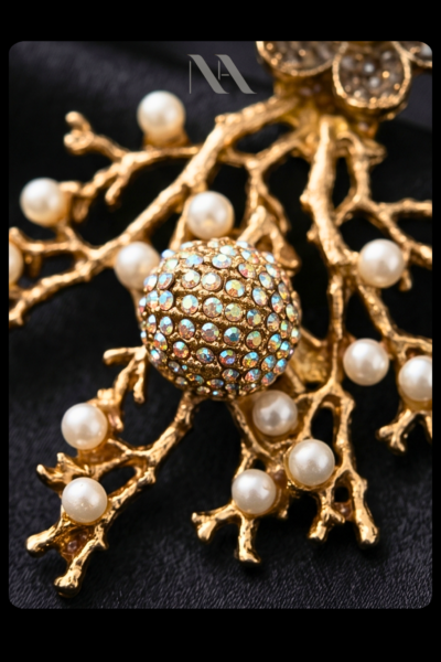 FLORAL ARBOR STATEMENT EARRINGS