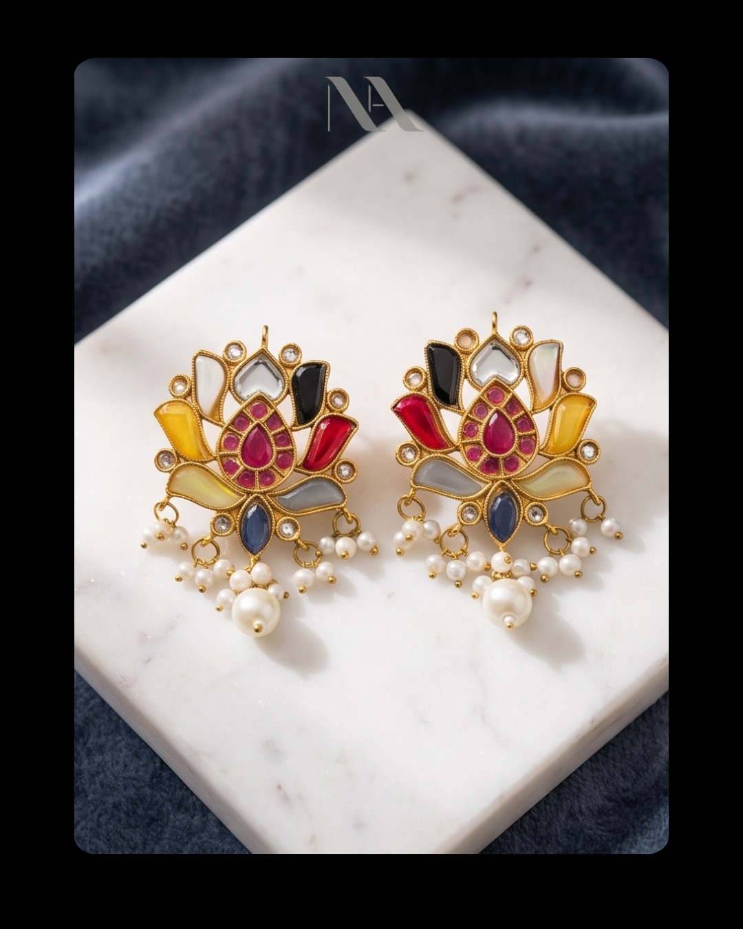 1000520041.png VIBRANT FLORAL STUD EARRINGS