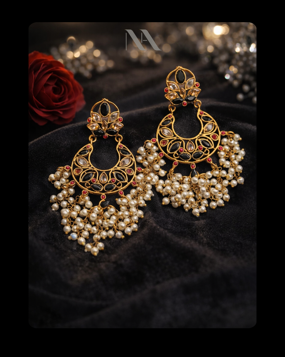 1000529143.png Buy Filigree Chanbalis Zinc Chandbali Earring