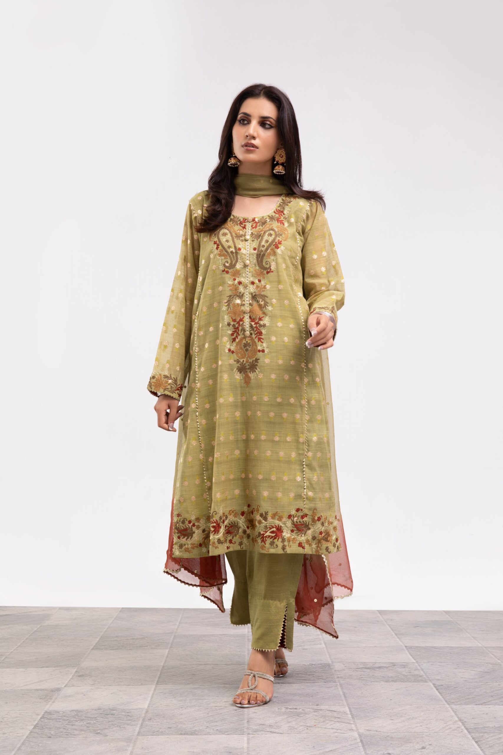 1000536075-scaled.jpg Olive Radiance Ladies Dress - Latest Party Dresses for women