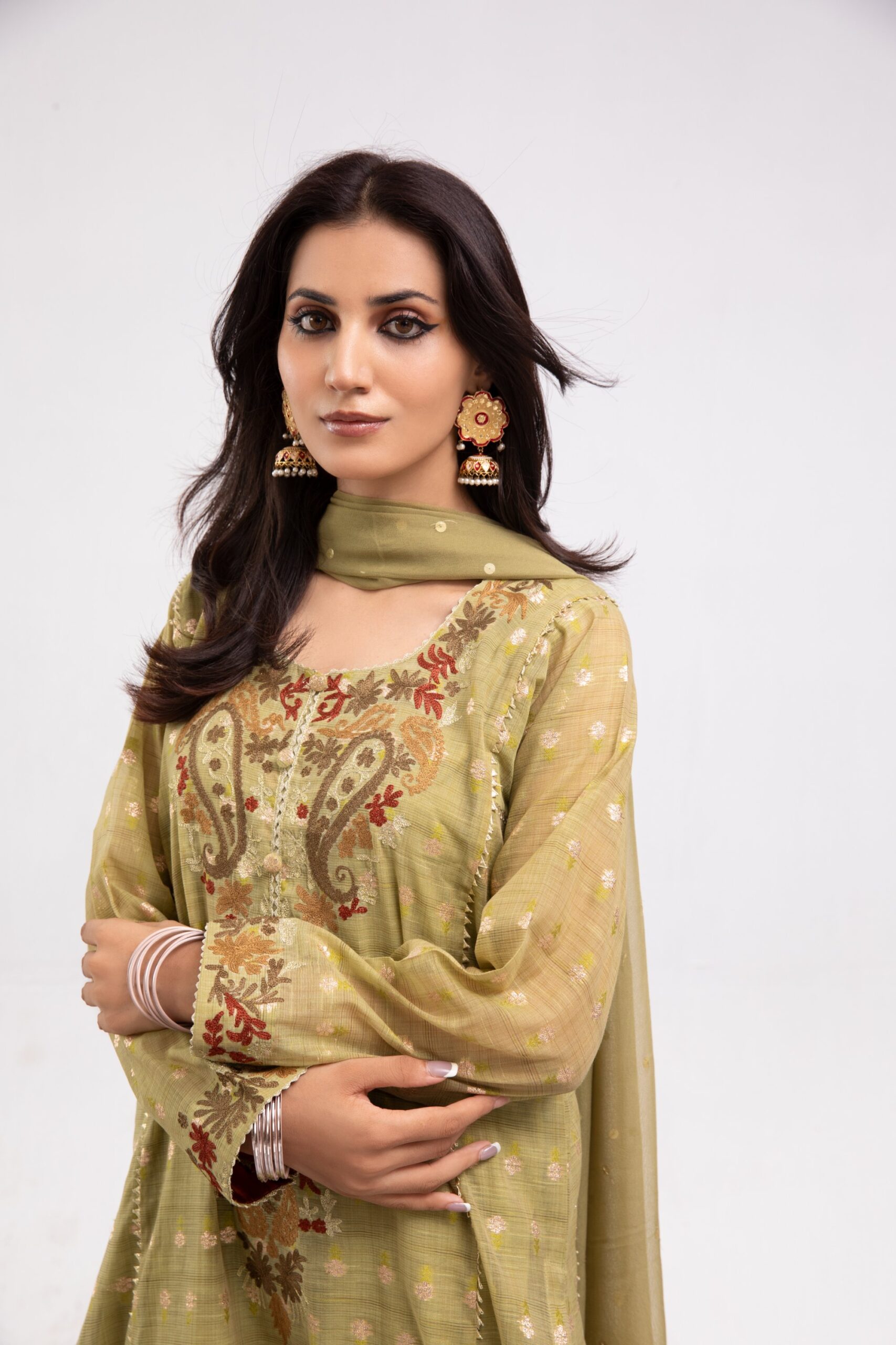 1000536077-scaled.jpg Olive Radiance Ladies Dress - Latest Party Dresses for women
