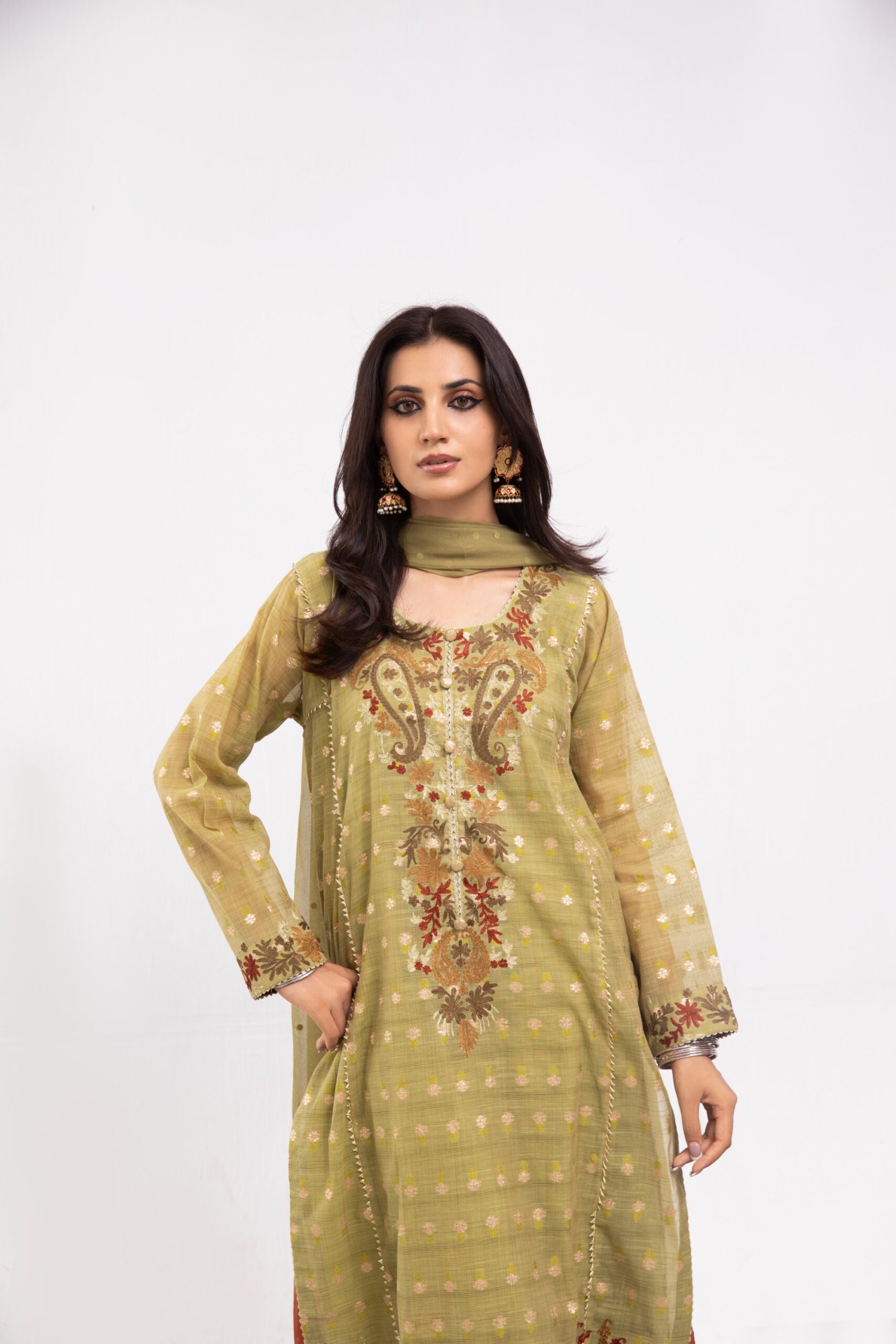1000536079-1-scaled.jpg Olive Radiance Ladies Dress - Latest Party Dresses for women
