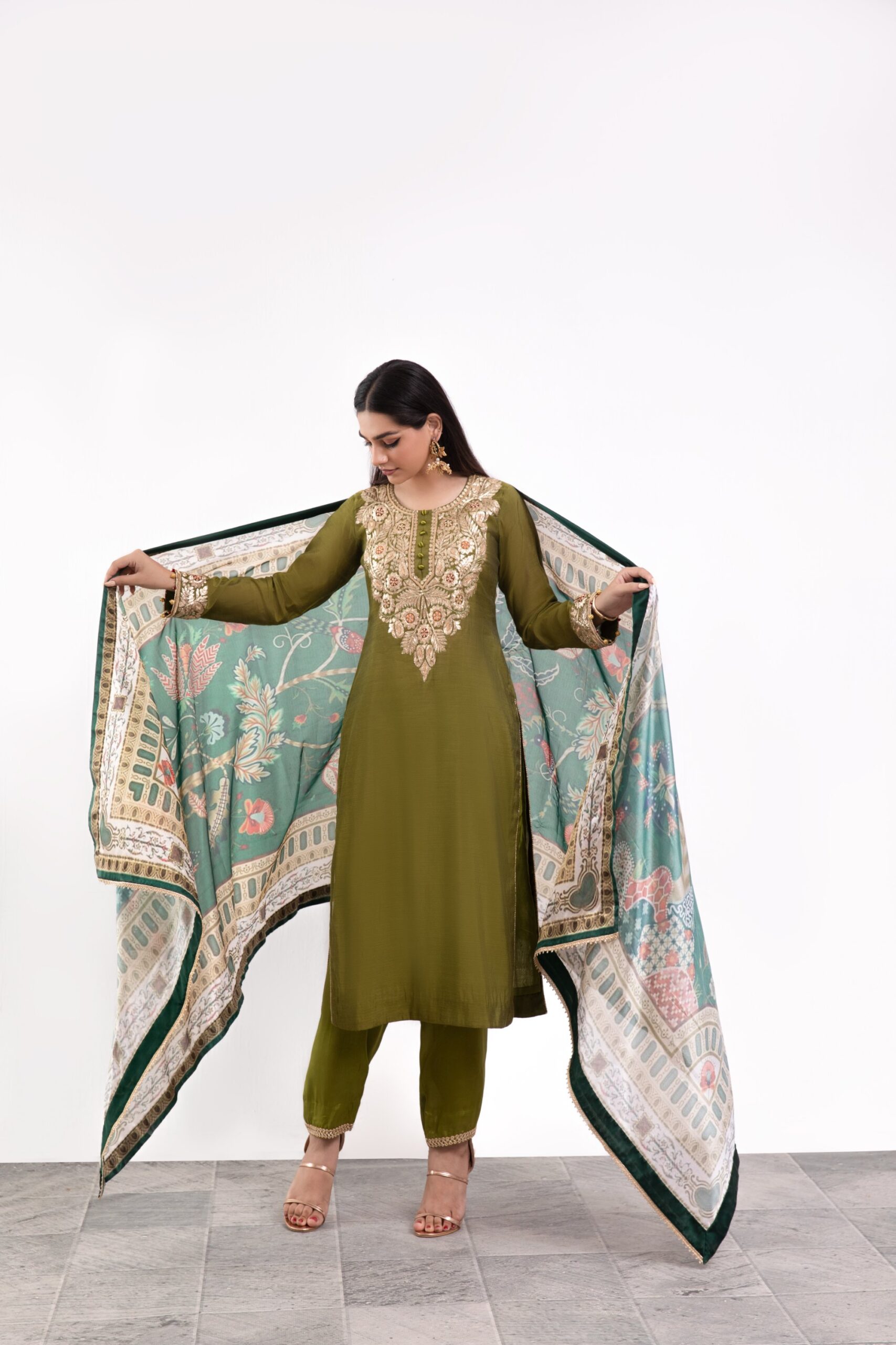 1000536083-scaled.jpg Olive Radiance Ladies Dress - Latest Party Dresses for women