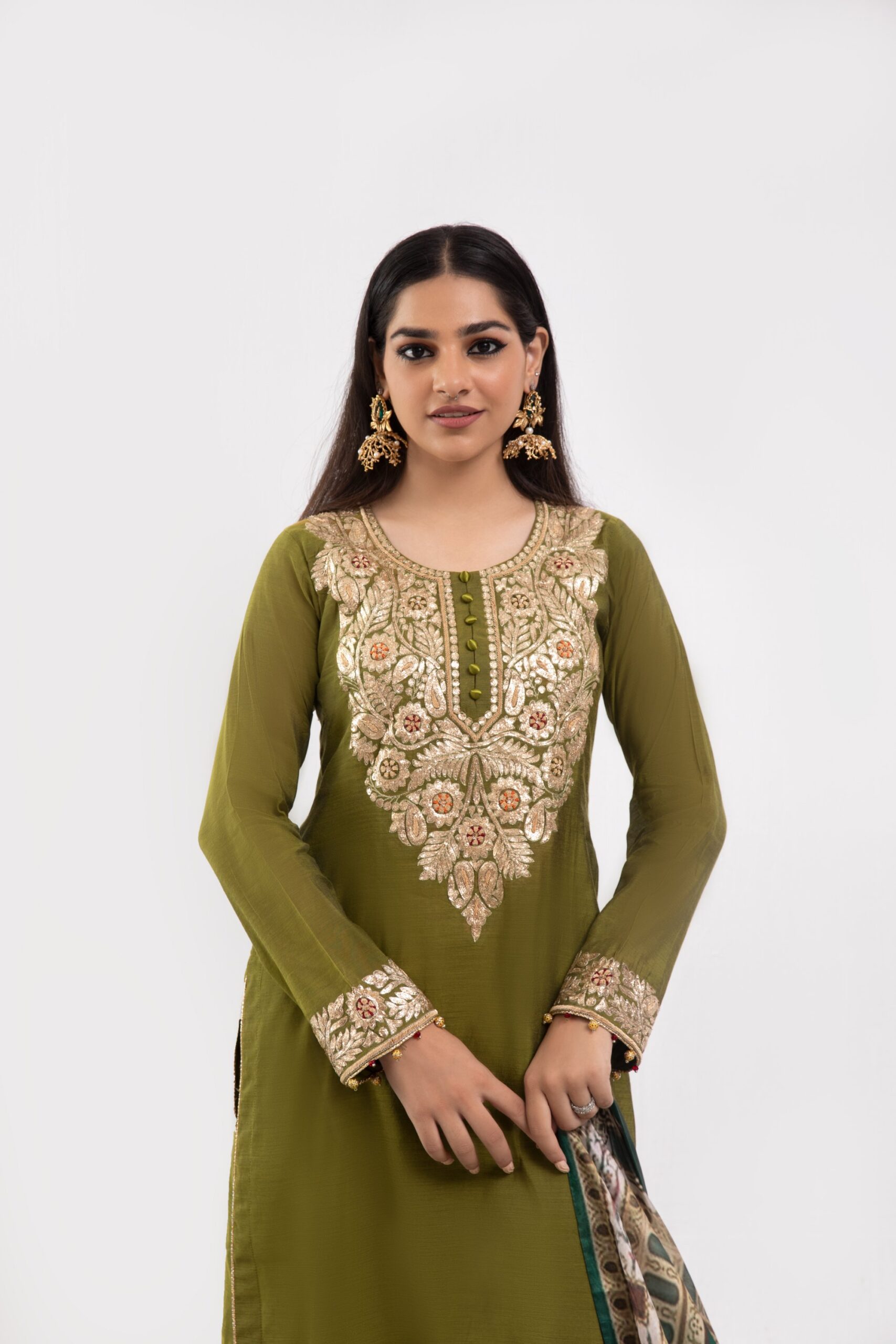 1000536085-scaled.jpg Olive Radiance Ladies Dress - Latest Party Dresses for women