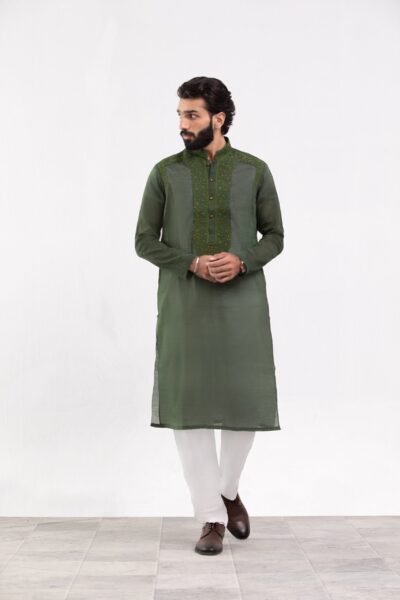 EMERALD GREEN KURTA PAJAMA