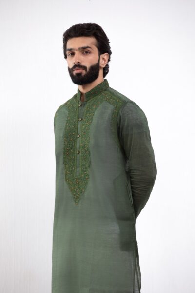 EMERALD GREEN KURTA PAJAMA