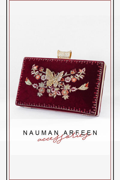 clutch for bride by the best fashion designer in Pakistan