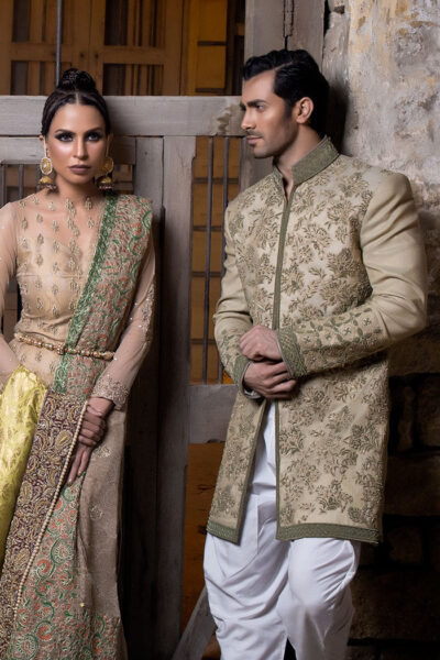 FRONT OPEN SHERWANI - Sherwani for groom