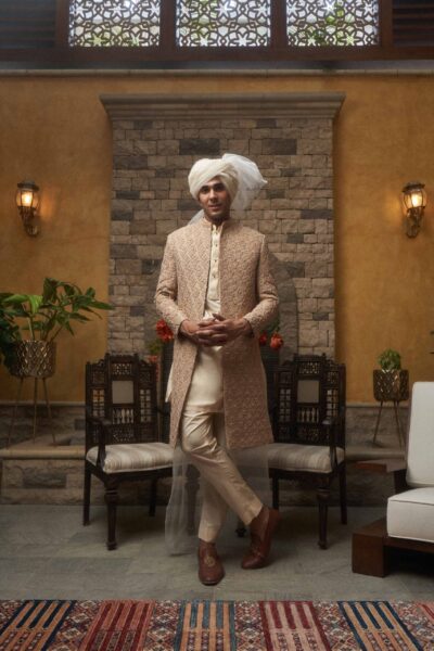 Sherwani for Groom - Mens Wedding Sherwani in Pakistan