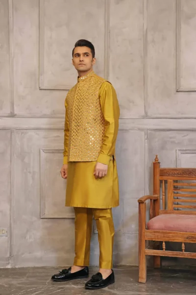 waistcoat for men with kurta pajama