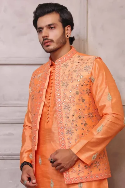 waistcoat for men with kurta pajama