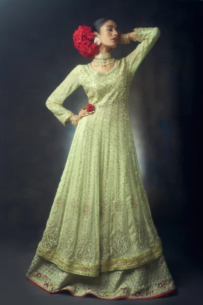 green frock