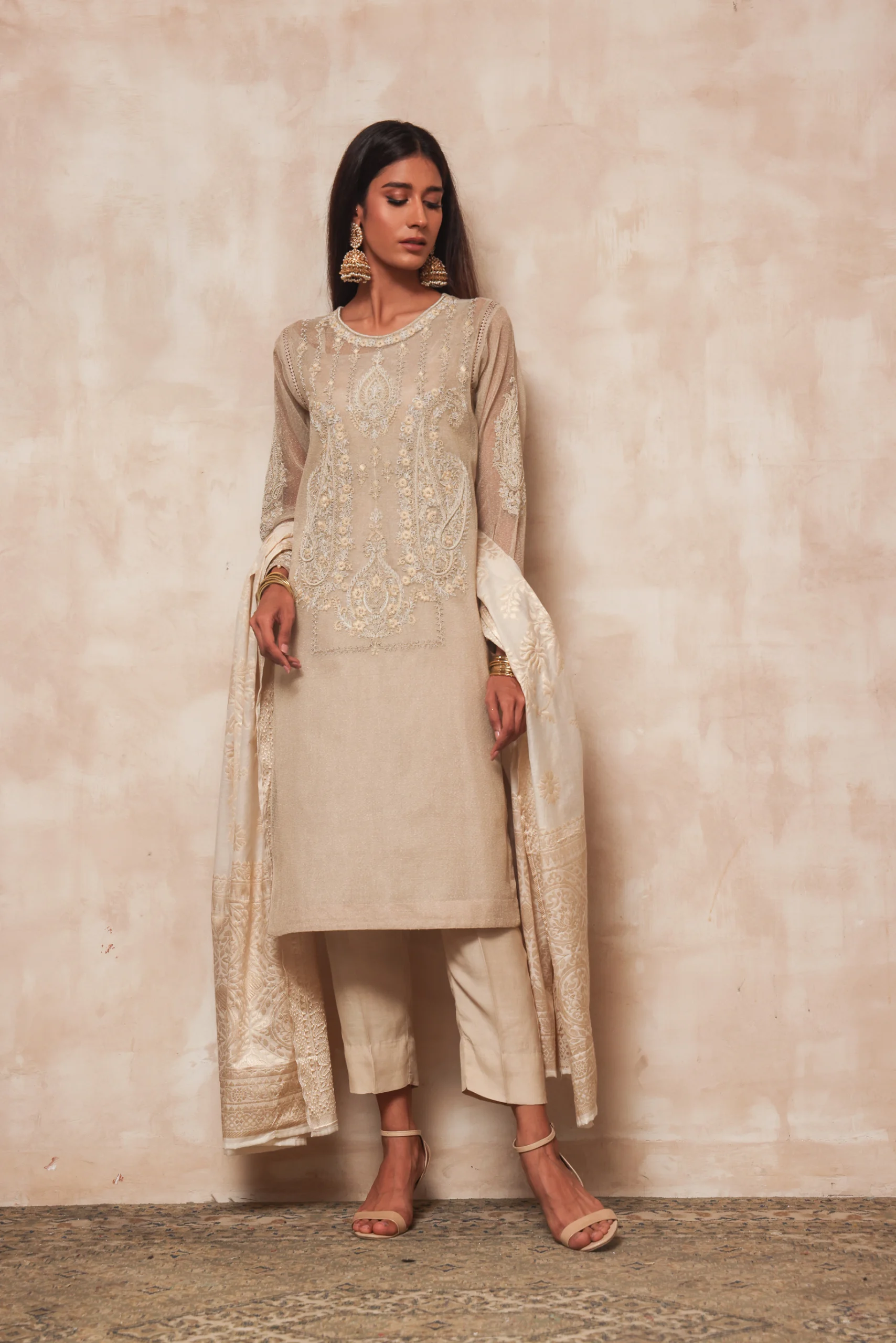 050A8280 scaled Women Pret - offwhitekameez pajama