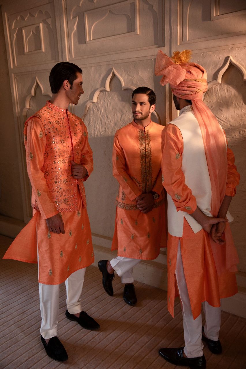 Kurta and mens waistcoats