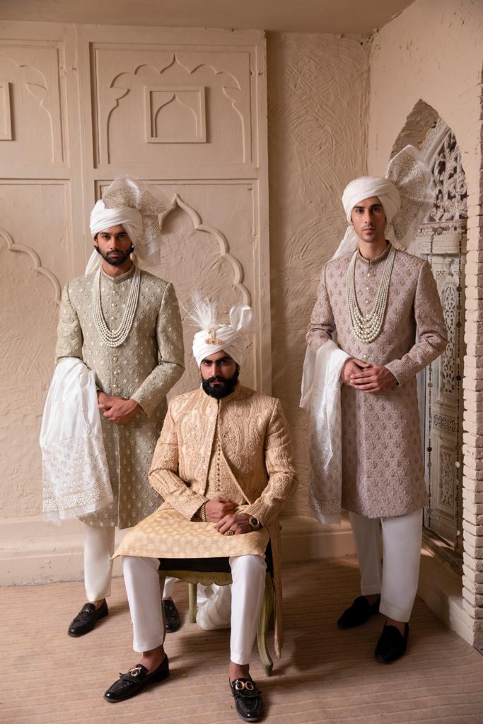 WhatsApp Image 2023-08-26 at 11.18.06 AM (1) Classic Beige Sherwani - Sherwani for groom - sherwani set