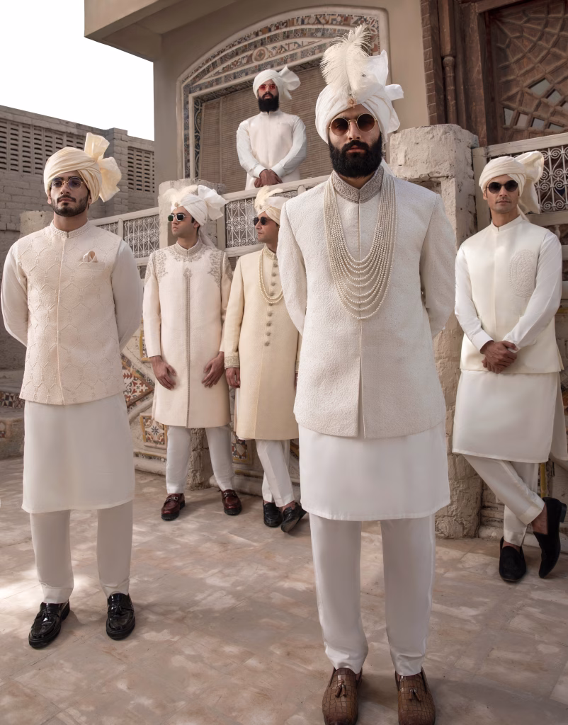 wedding wear for groom - wedding guest dresses - wedding collection by Nauman Arfeen with sherwani, prince coats, waistcoats 