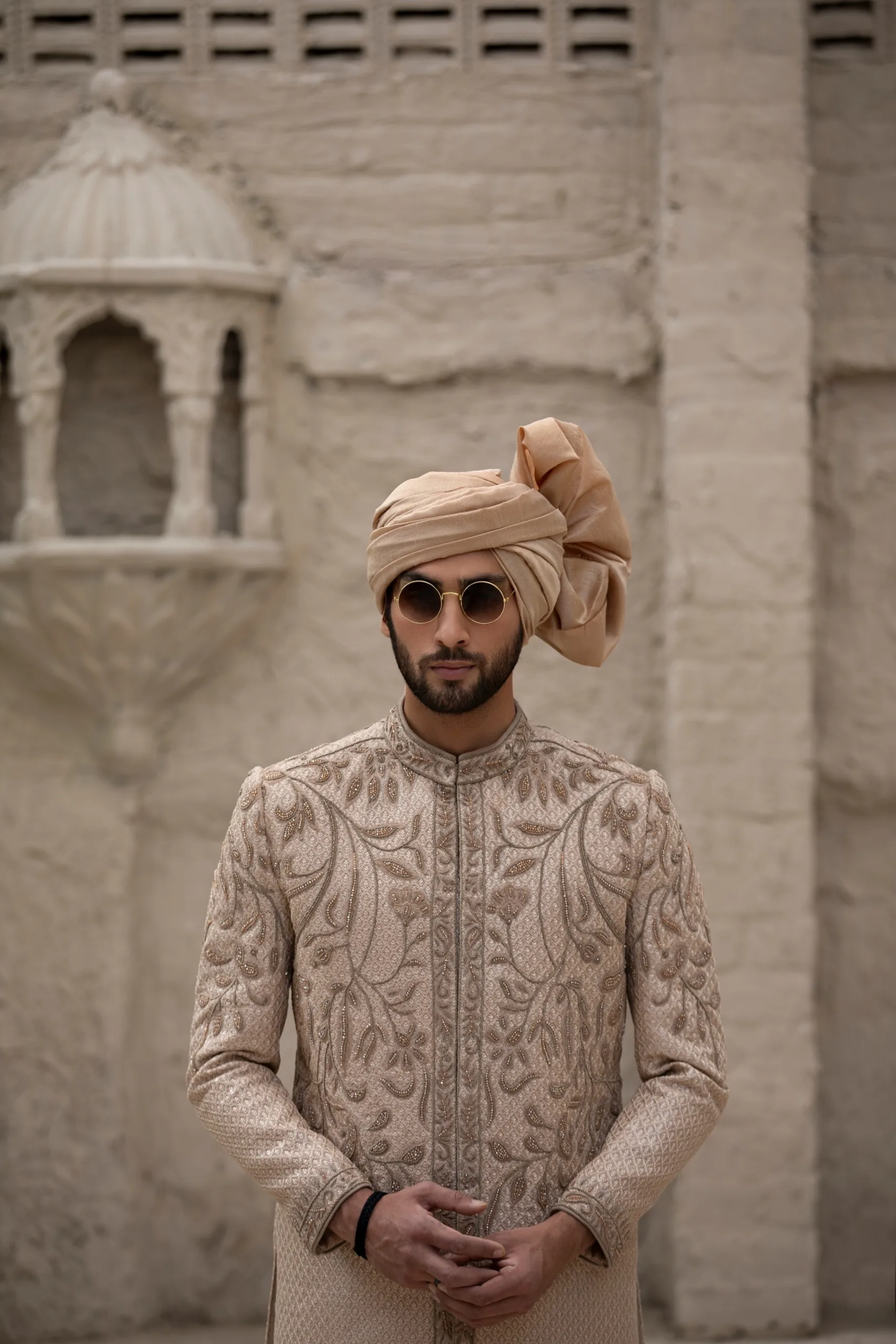 Rose Gold Sherwani - Designer Sherwani for Groom Rose Gold Sherwani - Designer Sherwani for Groom
