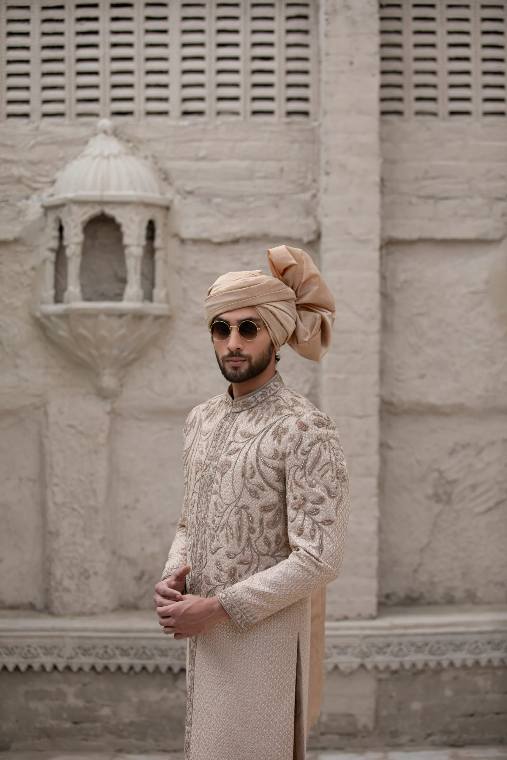 Rose Gold Sherwani - Designer Sherwani for Groom Rose Gold Sherwani - Designer Sherwani for Groom