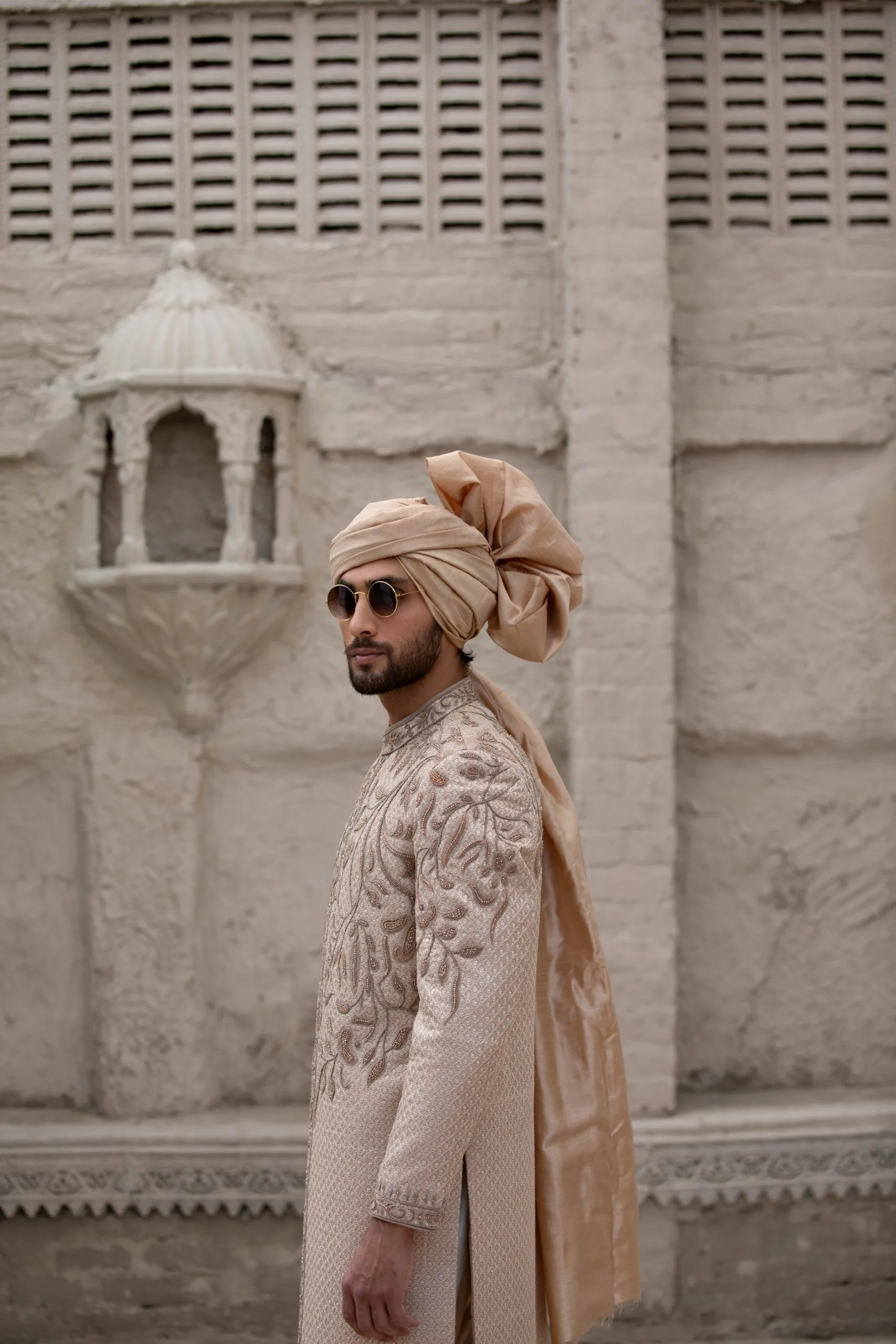 Rose Gold Sherwani - Designer Sherwani for Groom Rose Gold Sherwani - Designer Sherwani for Groom
