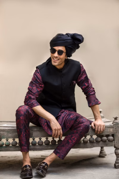 Black Waistcoat for Men - Mens Black Waistcoat