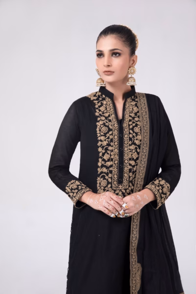 black ladies suit
