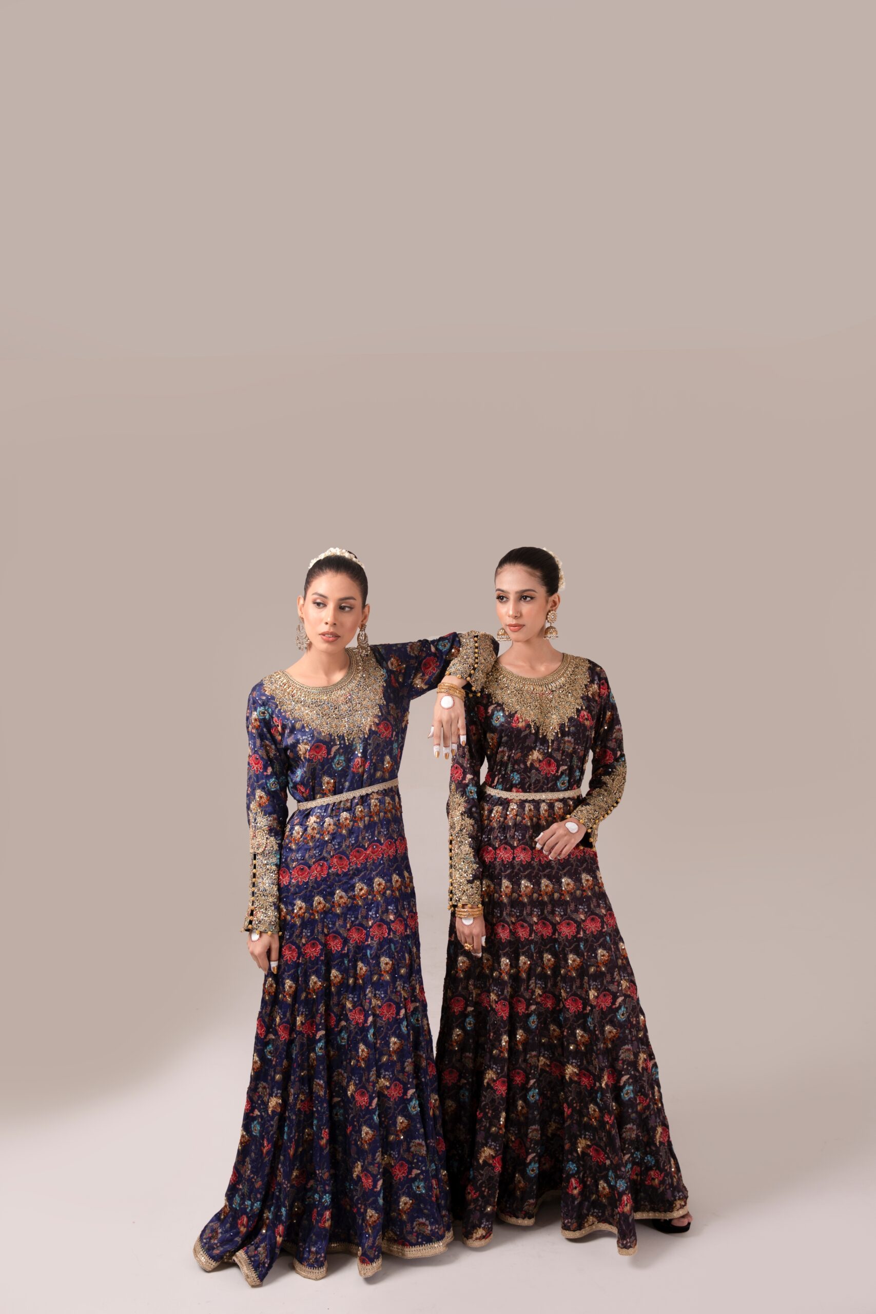 B612_20250120_134223_907 Majestic ladies formal gown with intricate floral embroidery