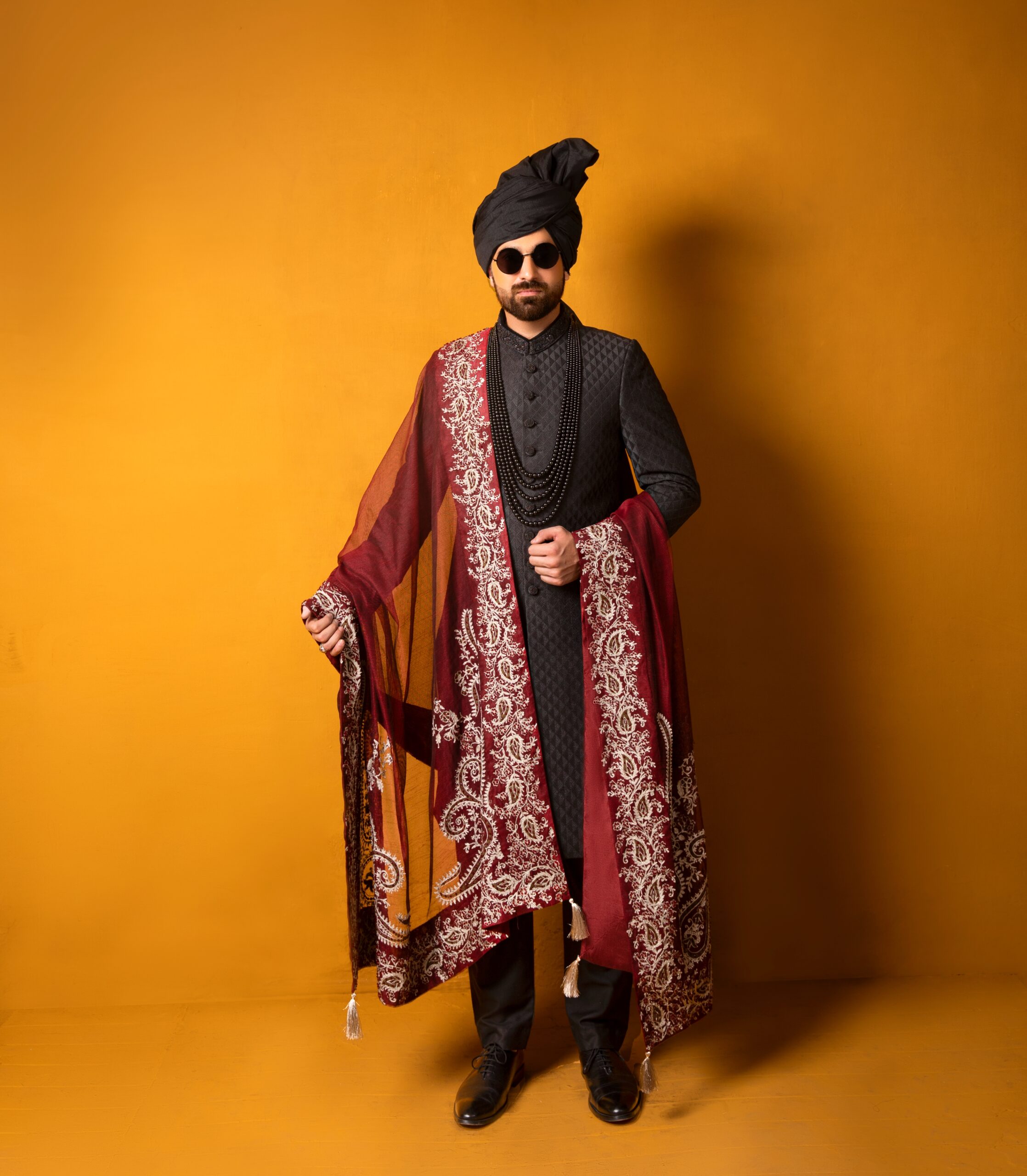 B612_20250128_230804_767 black sherwani, designer black sherwani for men, mens black sherwani, black sherwani for groom