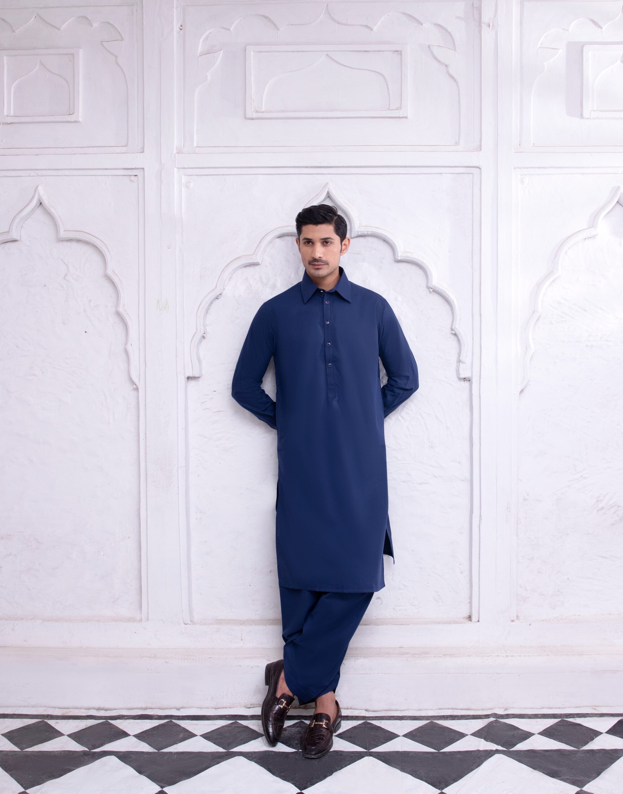 B612_20250227_221958_954 Soft Cotton Blue Shalwar Kameez for Men Traditional Wear